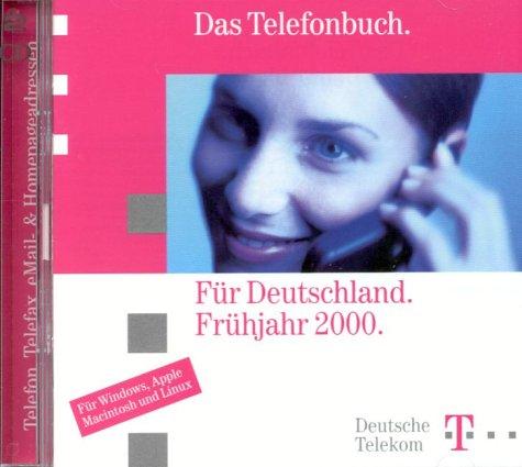 Telefonbuch für Deutschland Frühjahr 2000. CD- ROM. Für Windows, Apple, Macintosh und Linux