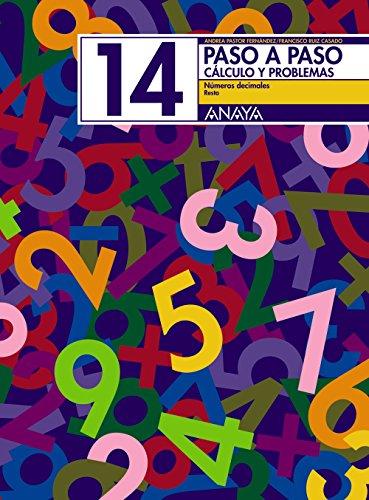 14. Números decimales. Resta (Cuadernos calculo)