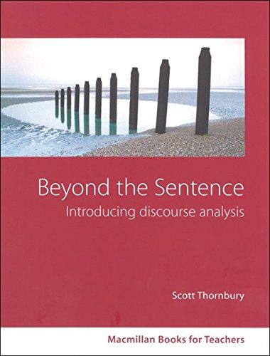 Beyond The Sentence: Introducing discourse analysis.Macmillan Books for Teachers / Textverständnis