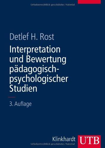 Interpretation und Bewertung pädagogisch-psychologischer Studien: Eine Einführung