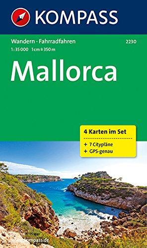 Mallorca: Wanderkarten-Set. GPS-genau. 1:35000