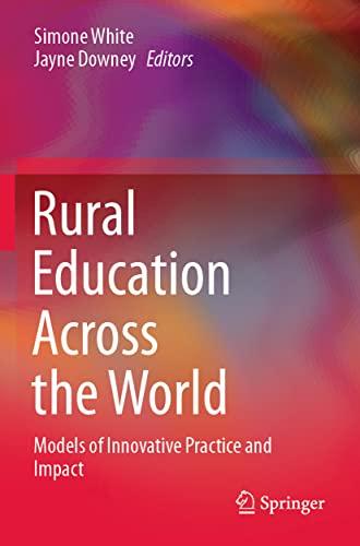 Rural Education Across the World: Models of Innovative Practice and Impact