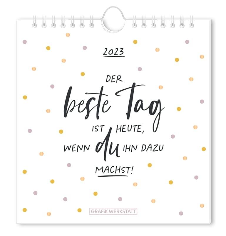 Postkartenkalender 2023 "Der beste Tag": Postkartenkalender