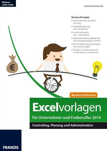 Excelvorlagen für Unternehmer und Freiberufler 2014