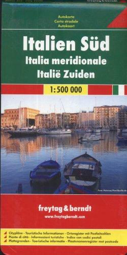 Freytag Berndt Autokarten, Italien Süd - Maßstab 1:500.000 (Road Maps)