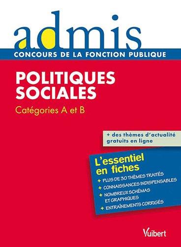 Politiques sociales : catégories A et B : l'essentiel en fiches