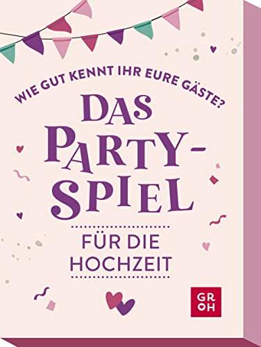 Wie gut kennt ihr eure Gäste? Das Partyspiel für die Hochzeit: Fragespiel für Gäste und Brautpaar für Spaß und Unterhaltung bei jeder Hochzeitsfeier - 50 Karten zum Verteilen