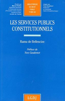 Les services publics constitutionnels