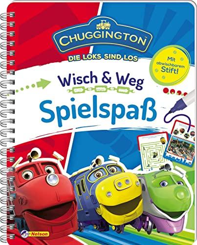 Chuggington: Wisch & Weg - Spielspaß: Buch zum spielerischen Lernen mit abwischbaren Seiten und Stift | Für Kinder ab 4 Jahren (Chuggington - die Loks sind los!)