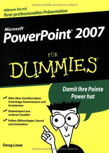 PowerPoint 2007 für Dummies