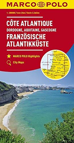 MARCO POLO Karte Frankreich Französische Atlantikküste 1:300 000: Dordogne, Aquitaine, Gascogne (MARCO POLO Karten 1:300.000)