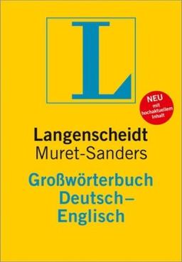 Langenscheidt Großwörterbuch Deutsch-Englisch (Muret-Sanders)