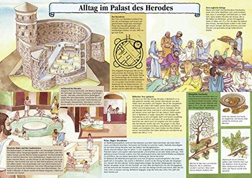 Alltag im Palast des Herodes: Plakat bebildert von Christine Egger