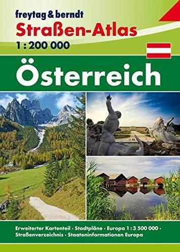 Österreich, Straßen-Atlas 1:200.000, freytag & berndt Autoatlanten