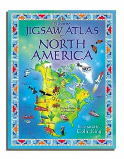 Atlas of North America (Usborne Jigsaw Books S.)