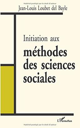 Initiation aux méthodes des sciences sociales