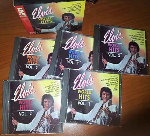 Elvis Presley World Hits CD Box mit 5 CDs