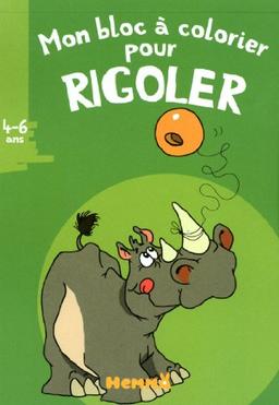 Mon bloc à colorier pour rigoler 4-6 ans. Vol. 2