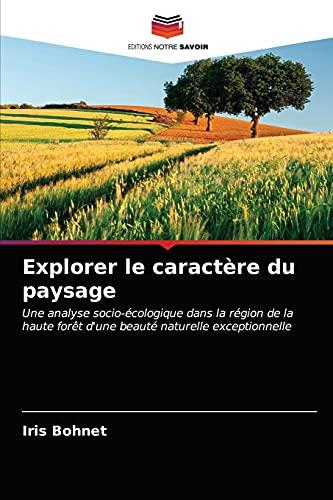 Explorer le caractère du paysage: Une analyse socio-écologique dans la région de la haute forêt d'une beauté naturelle exceptionnelle