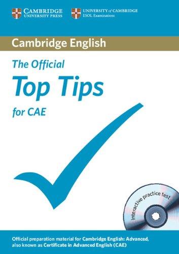 The Official Top Tips for CAE: Paperback and CD-ROM