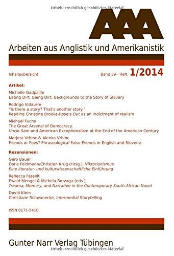 AAA Arbeiten aus Anglistik und Amerikanistik 2014 Heft 1