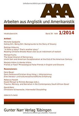 AAA Arbeiten aus Anglistik und Amerikanistik 2014 Heft 1