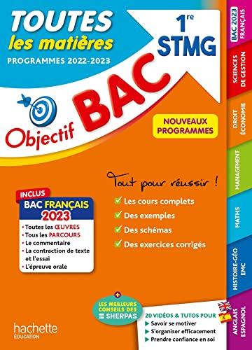 Toutes les matières 1re STMG : programmes 2022-2023