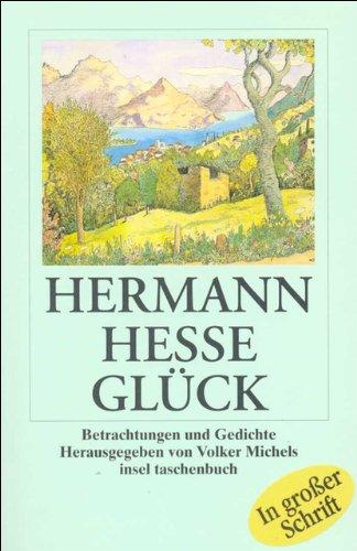 Glück: Betrachtungen und Gedichte (insel taschenbuch)