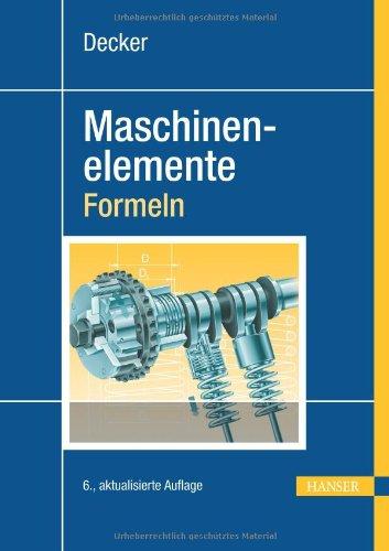 Decker Maschinenelemente - Formeln