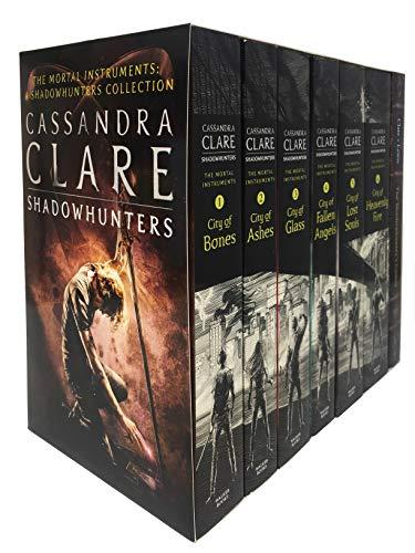 Cassandra Clare The Mortal Instruments A Shadowhunters 7 Books Collection Set (Bones, Ashes, Glass, Fallen Angels, Lost Souls, Codex and More)