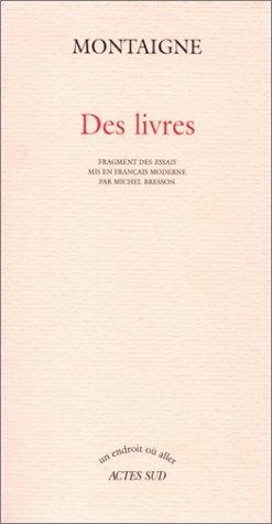 Des livres