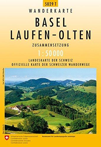 5029T Basel - Laufen - Olten Wanderkarte: Zusammensetzung (Wanderkarten 1:50 000 Zusammensetzung)