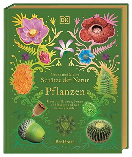 Große und kleine Schätze der Natur. Pflanzen: Über 100 Blumen, Samen und Bäume und was sie uns erzählen. Hochwertig ausgestattet mit Goldfolie und Goldschnitt. Für Kinder ab 8 Jahren