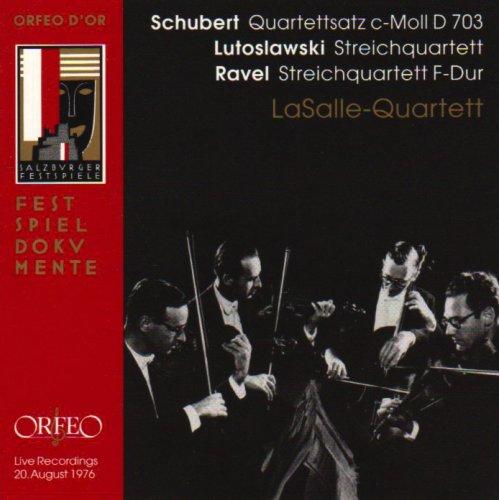 Quartettsatz d 703/Streichquartett B-Dur Op.130/+