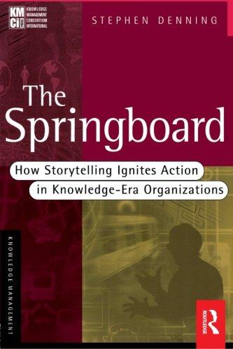 The Springboard: How Storytelling Ignites Action in Knowledge-era Organizations (Kmci Press)