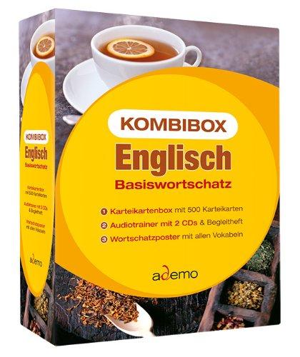 Kombibox Englisch Basiswortschatz, Karteikartenbox, 2 Audio-CDs u. Wortschatzposter