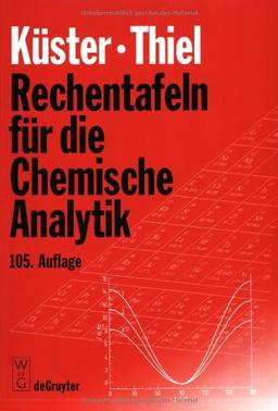 Rechentafeln für die Chemische Analytik.