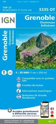 Grenoble - Chamrousse - Belledonne 1 : 25 000