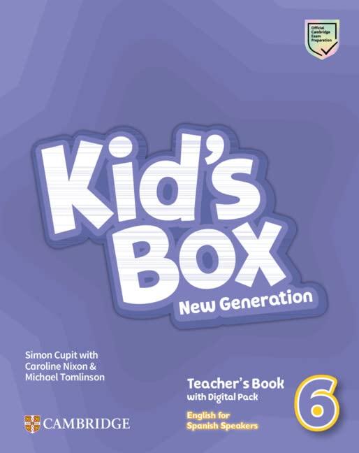 Kid's Box New Generation Level 6 Teacher's Book with Digital Pack English for Spanish Speakers