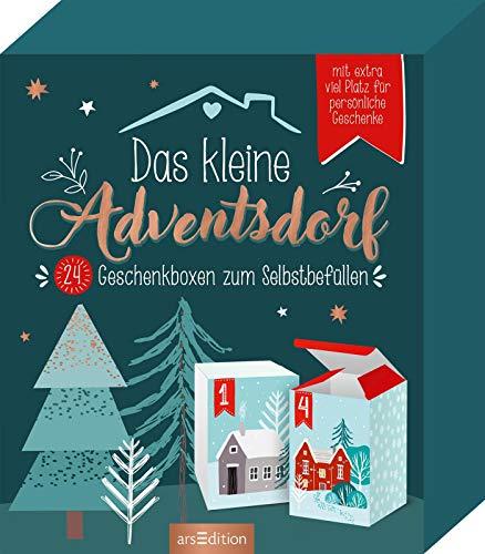 Das kleine Adventsdorf. 24 Geschenkboxen zum Selbstbefüllen (Adventskalender)