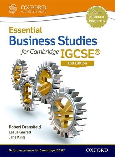 Essential Business Studies for Cambridge Igcserg (Cie Igcse Essential)