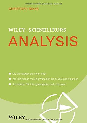 Wiley-Schnellkurs Analysis