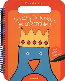 Je relie, je dessine, je m'amuse ! : orange