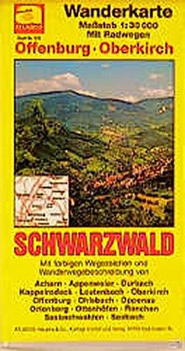 Offenburg, Oberkirch 1 : 30 000. Atlasco Wanderkarte Schwarzwald. Blatt 233. Mit Radwegen.