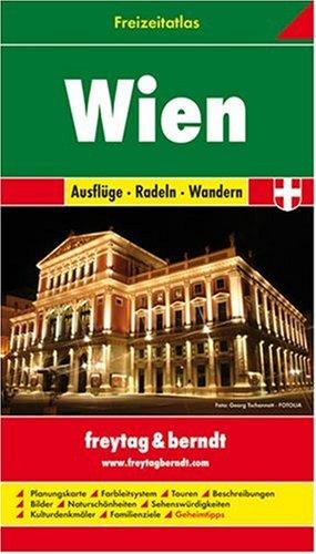 Freizeitatlas Wien. Ausflüge-Radeln-Wandern. 1:12 500-1:30 000.