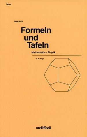 Formeln und Tafeln