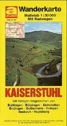 Kaiserstuhl 1 : 30 000. Atlasco Wanderkarte Schwarzwald Blatt 240. Mit Radwegen.