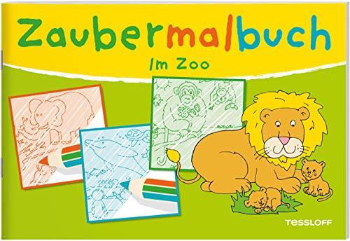 Zaubermalbuch. Im Zoo: Für Kinder ab 3 Jahren (Malbücher und -blöcke)