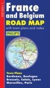 Philip's France and Belgium Road Map (Philip's Road Maps)