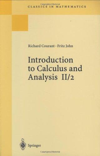 Introduction to Calculus and Analysis II/2: 002 (Classics in Mathematics)